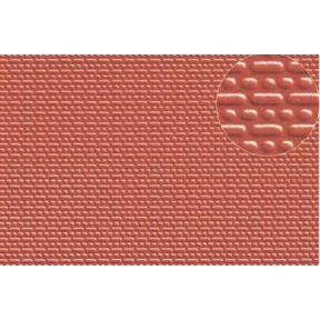 Slaters 0402 2mm English Bond Brick Red Embossed Plasticard