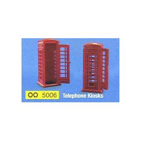 Modelscene 5006 OO Gauge Telephone Kiosks