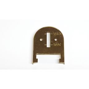 Mamod MSS Loco Spares Brass Boiler Back Plate
