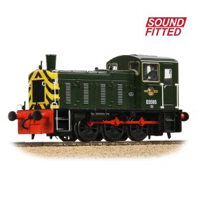 Bachmann 31-364ASF OO Gauge Class 03 D2095 BR Green Wasp Stripes  DCC Sound Fitted