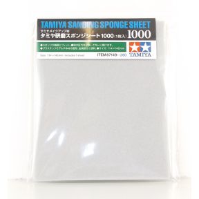 Tamiya 87149 Sanding Sponge Sheet 1000 Grit