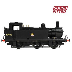 Bachmann 32-231BSF OO Gauge LMS Fowler 3F 0-6-0 Jinty 47406 BR Black Early Emblem DCC Sound Fitted
