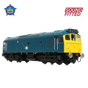 Bachmann 32-345SF OO Gauge Class 25/2 25155 BR Blue DCC Sound Fitted