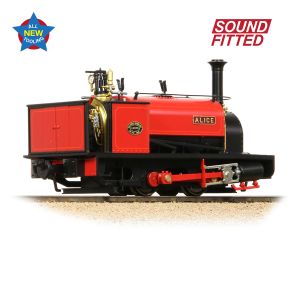 Bachmann 71-025SF NG7 Quarry Hunslet 0-4-0ST 'Alice' Dinorwic Quarry Red DCC Sound Fitted