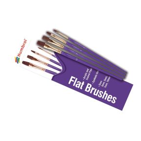 Humbrol AG4305 Brush Pack Flat 3, 5, 7 And 10