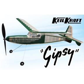 Keil Kraft KK2050 Gipsy Aircraft 40 Inch Wingspan Rubber Band Powered Balsa Wood Kit