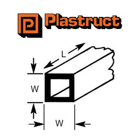 Plastruct Square Tube Section - Various sizes to choose