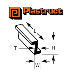 Plastruct Z-Beam Section - Various Sizes To Choose