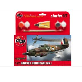 Airfix A55111A Hawker Hurricane Mk.I Plastic Kit Starter Set