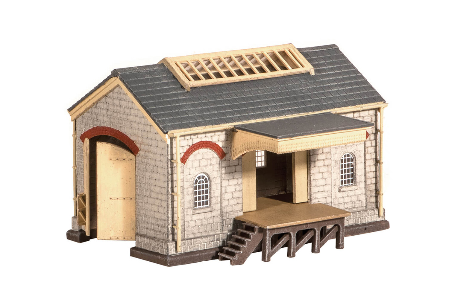 Ratio 220 N Gauge Stone Goods shed Plastic Kit