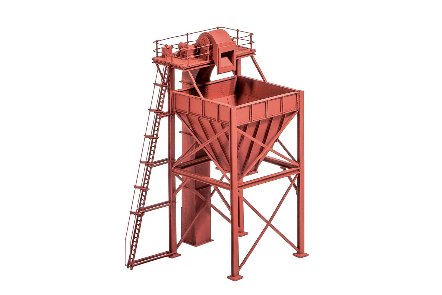 Ratio 247 N Gauge Coaling Tower Plastic Kit Plastic Kit