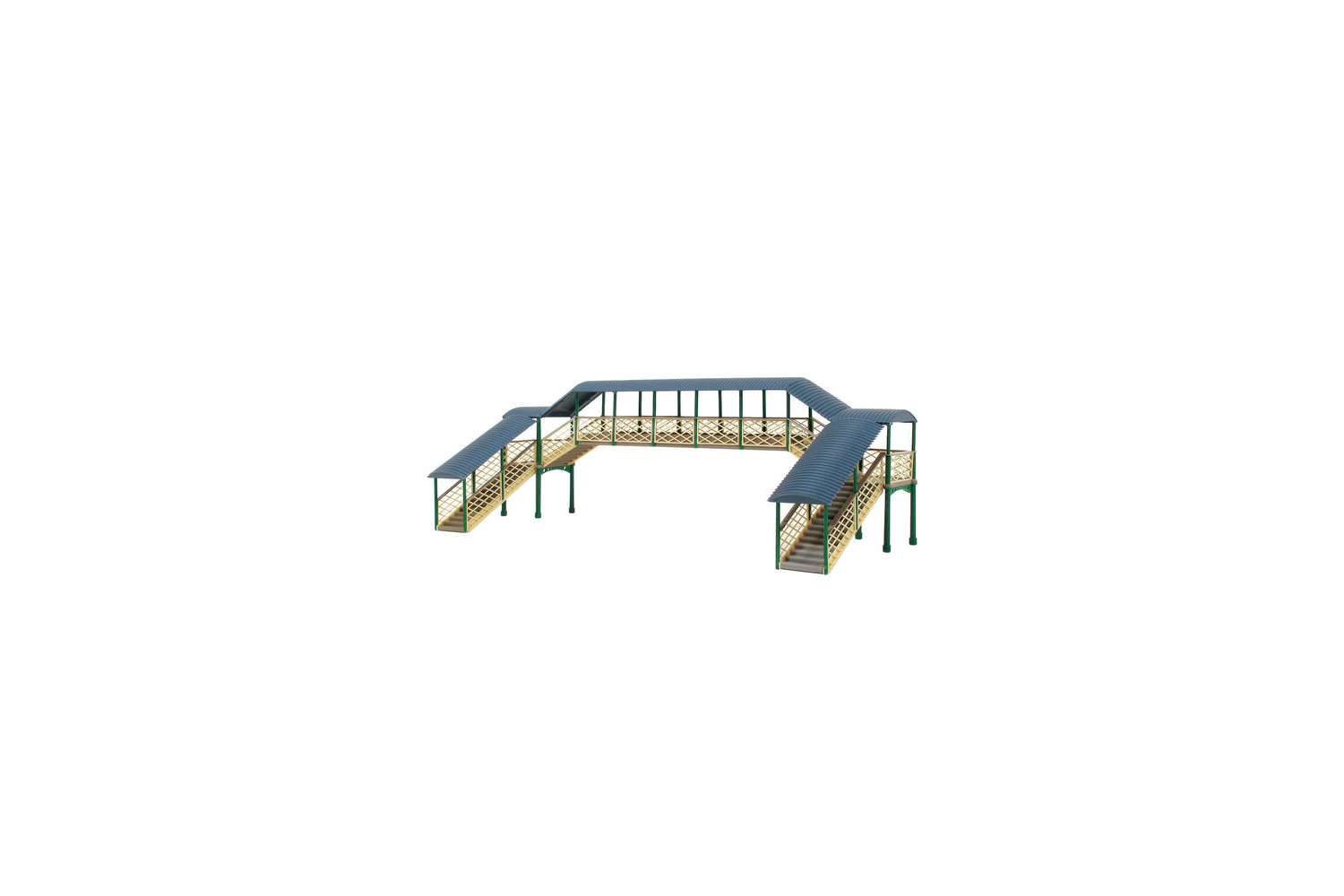 Ratio 248 N Gauge Modular Covered Footbridge Plastic Kit