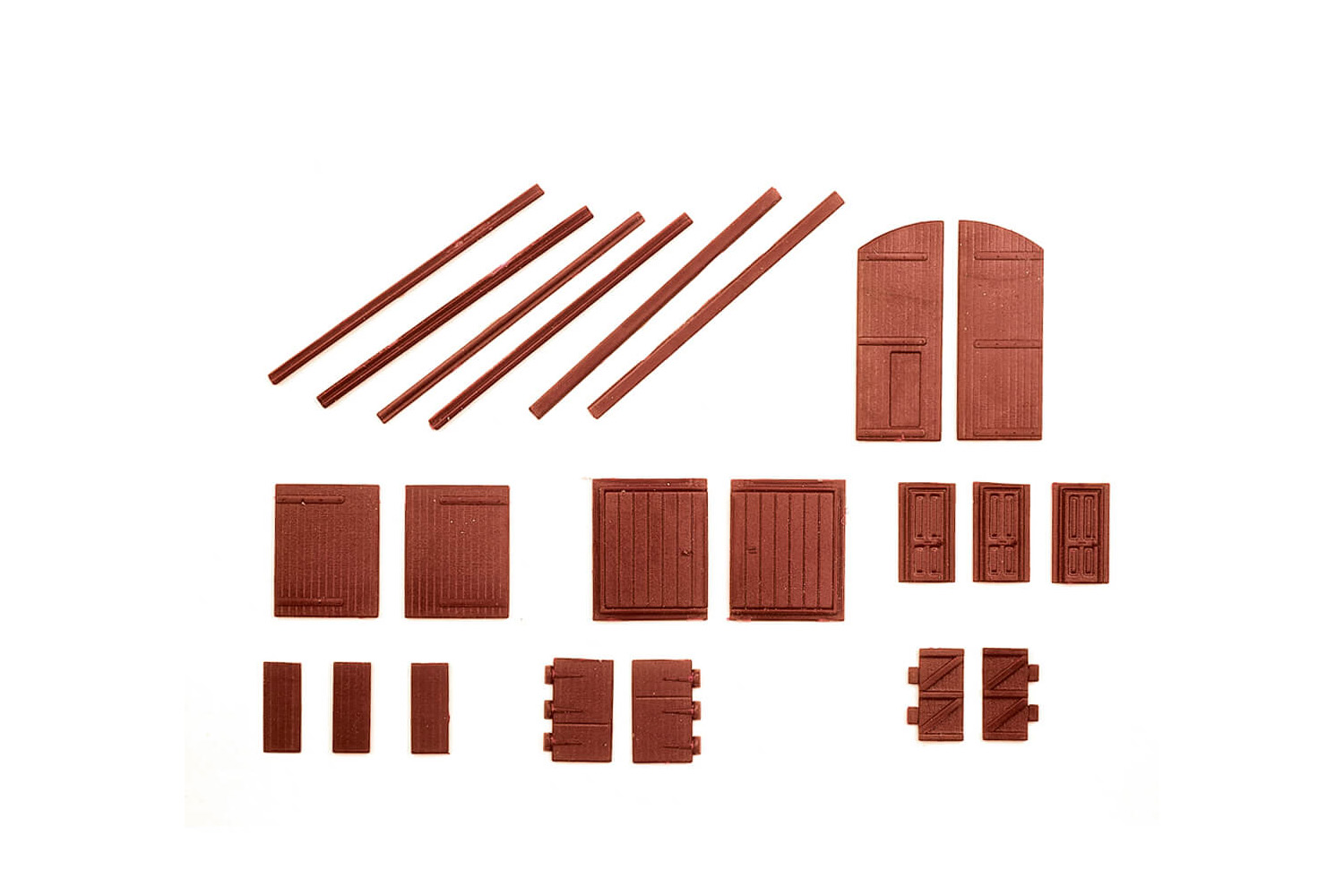 Ratio 311 N Gauge Doors Plastic Kit
