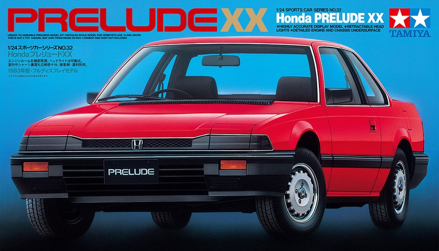 Tamiya 24032 Honda Prelude XX Plastic Kit