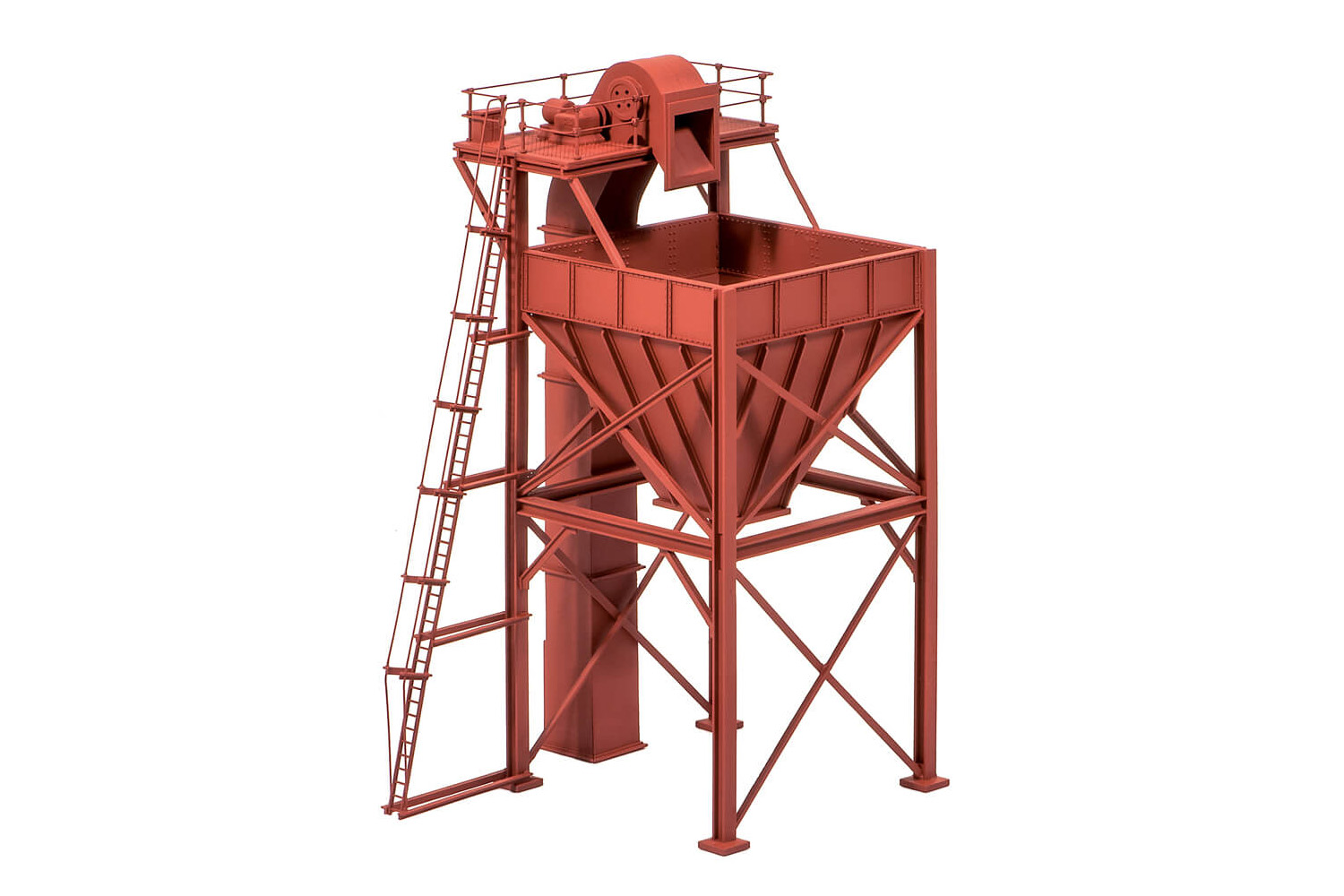 Ratio 547 OO Gauge Coaling Tower Plastic Kit Plastic Kit