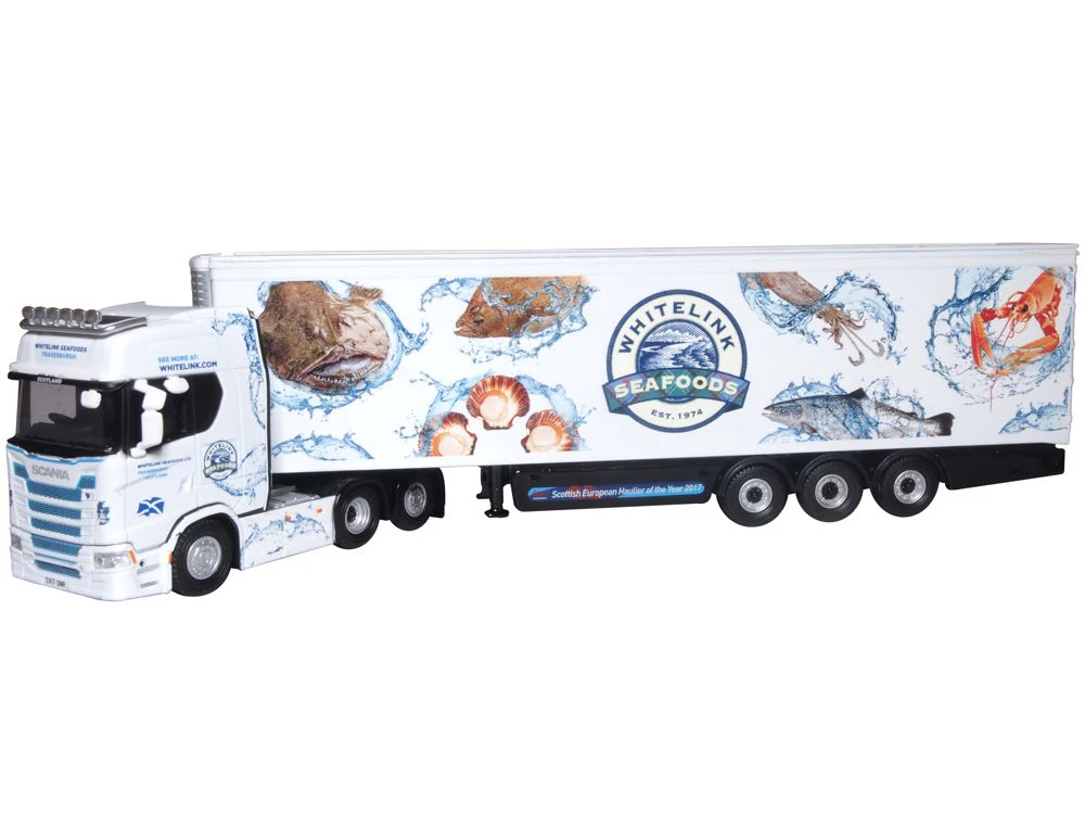 Oxford Diecast 76SNG001 OO Gauge Scania S Series Frigorifero Highline Whitelink Seafo - Foto 1 di 1
