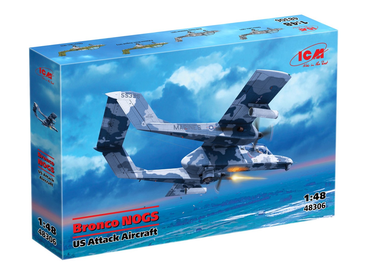 ICM 48306 North American Bronco OV-10 NOGS Plastic Kit