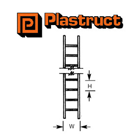 Plastruct Ladder Sections - Various sizes to choose - Picture 2 of 3