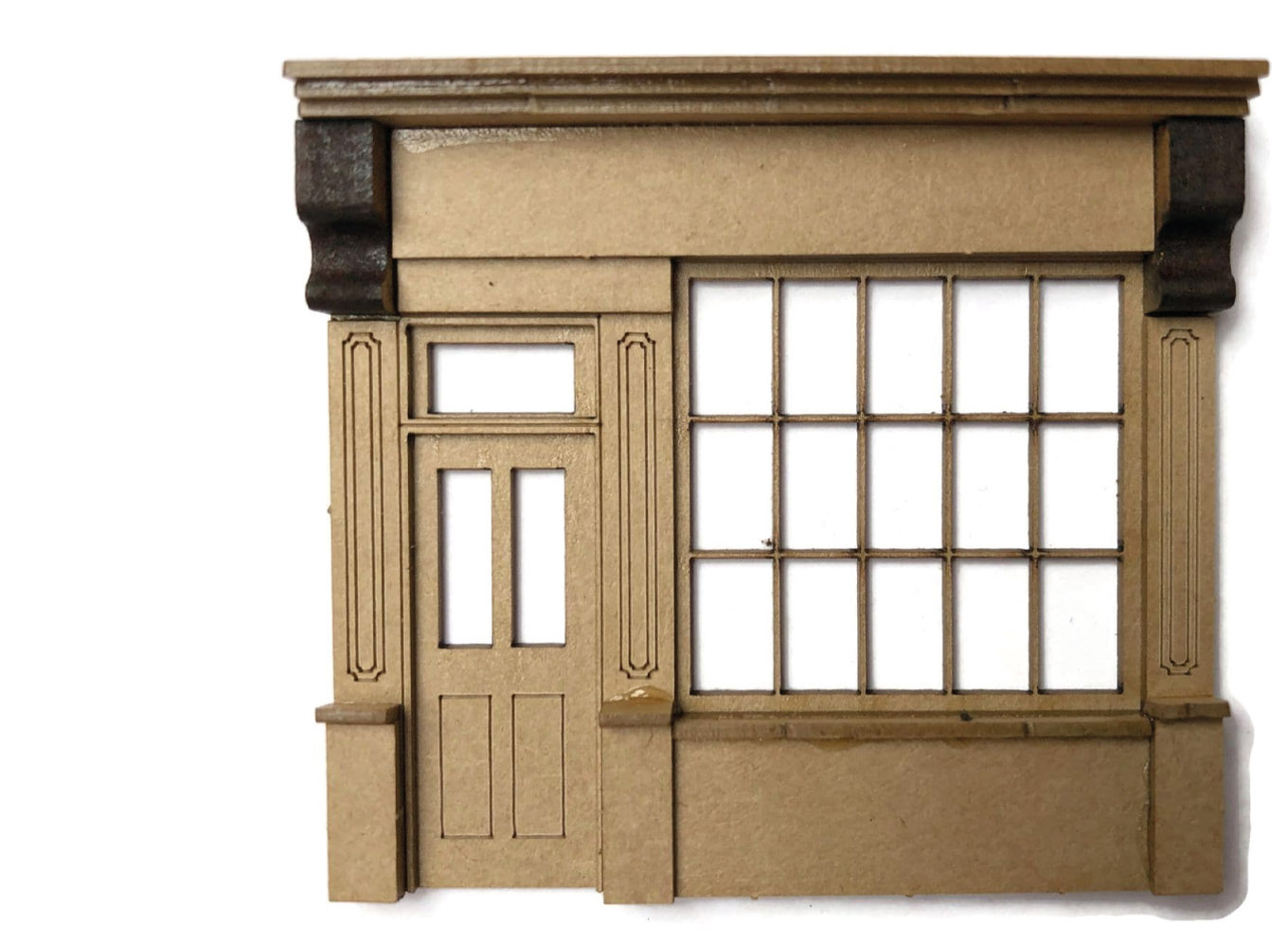 Scale Model Scenery LX464 OO Gauge Period Shop Front Laser Cut Kit
