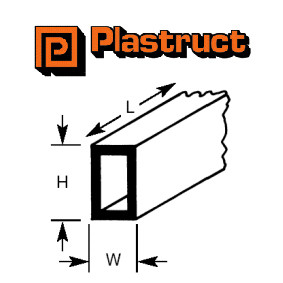 Plastruct Rectangular Tube - Various sizes to choose - Picture 2 of 3