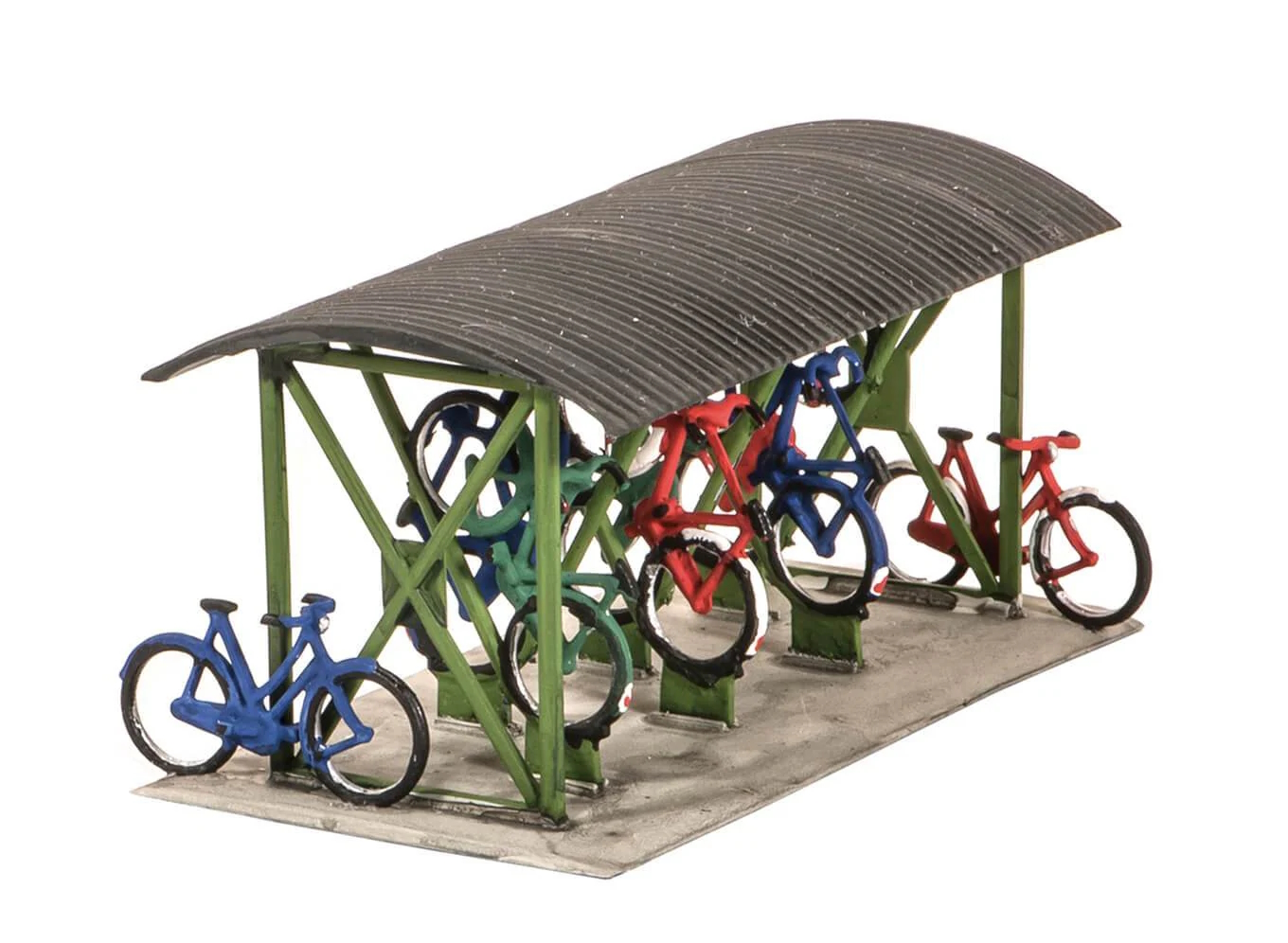 Wills SS23 OO Gauge Bicycle shed & Bicycles Plastic Kit - Picture 1 of 1