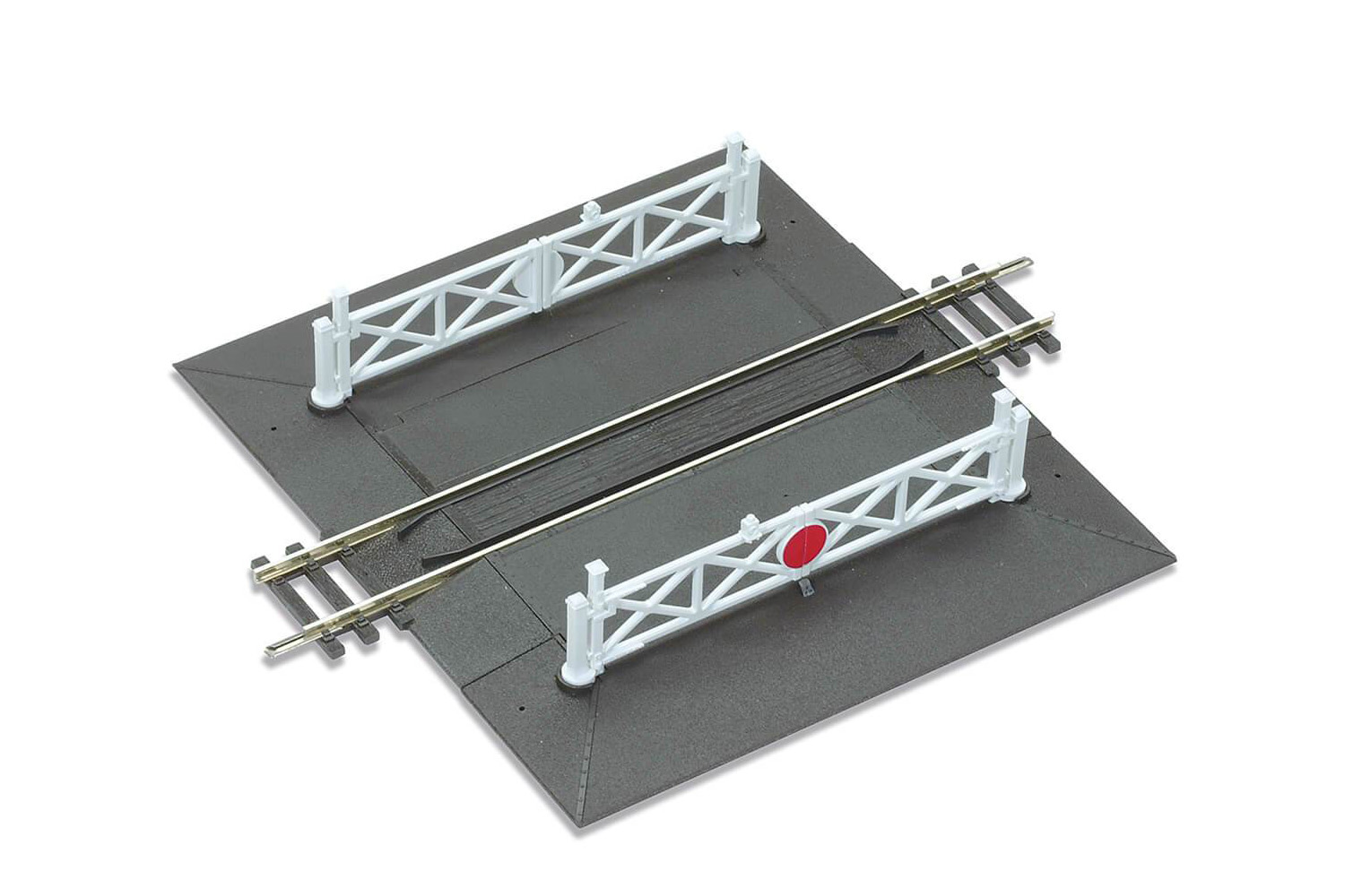 Peco ST-268 OO Gauge Straight Level Crossing With 2 Ramps & 4 Gates - Picture 1 of 1