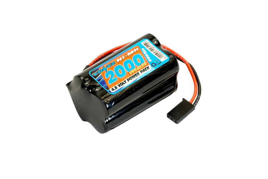 Voltz VZ0151 2000mAh 4.8v NiMH RX Square Battery With Connector