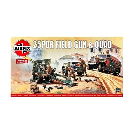 Airfix A01305V 25 Pounder Field Gun Plastic Kit