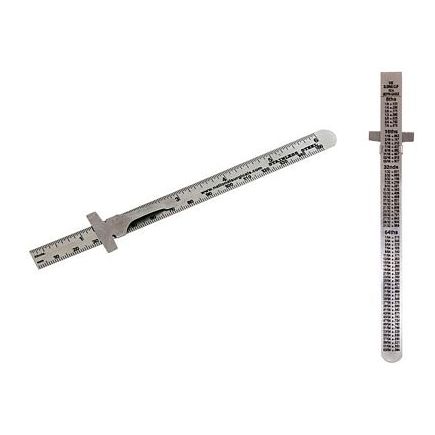 Neilsen Tools CT4319 6 Inch Pocket Ruler