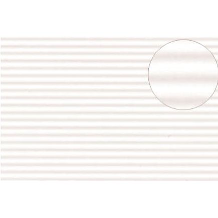 Slaters 0436 4mm Corrugated White Embossed Plasticard