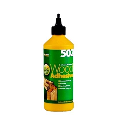 502 All Purpose Weatherproof Wood Adhesive 500ml