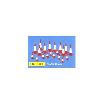 Modelscene 5008 OO Gauge Traffic Cones (Large & small)