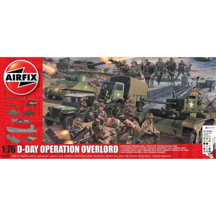 Airfix A50162A D-Day 75th Anniversary Operation Overlord Plastic Kit Gift Set