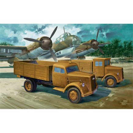 Academy 13404 German Cargo Truck Plastic Kit