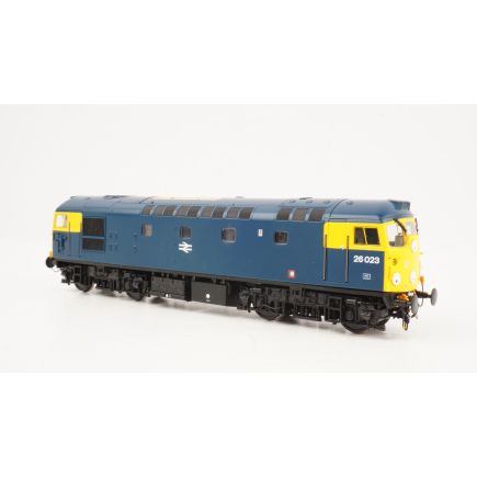 Heljan 2643 OO Gauge Class 26 26023 BR Blue With Tablet Catcher Recess