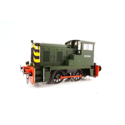 Heljan 2872 O Gauge Class 02 0-4-0 Shunter 02004 BR Green Weathered