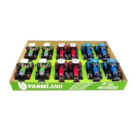 Bburago B18-31617 Farmland Pushalong Tractor Colour picked at Random