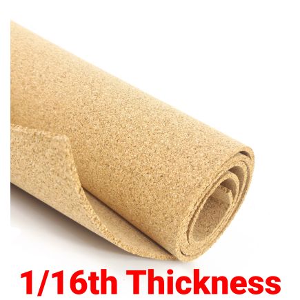 Roll Of Cork 1/16th Inch Thick (36' x 24')