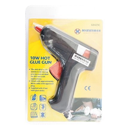 Marksman 68429C 10 Watt Glue Gun (With 2 Glue Sticks)