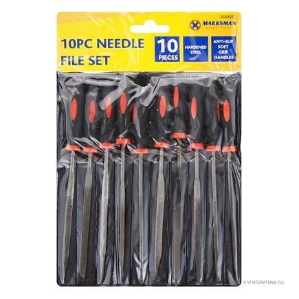 Marksman 56024C 10 Piece Needle File Set