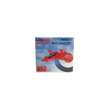 Red Arrows Building Blocks Plane