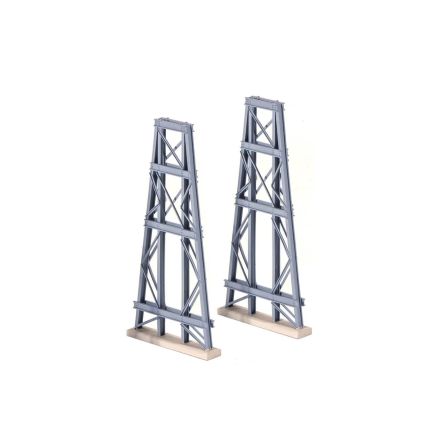 Ratio 242 N Gauge Two Steel Trestles Plastic Kit