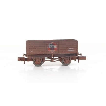 Dapol 2F-071-093 N Gauge 7 Plank Open Wagon Brewdog Elvis Juice IPA Weathered