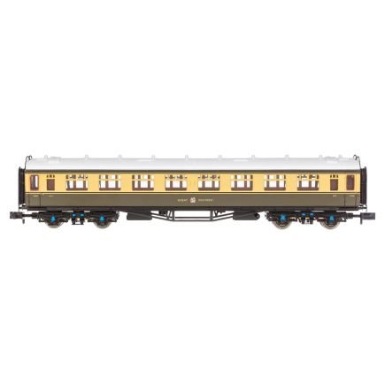 Dapol 2P-000-160 N Gauge GW Collett Third Class Coach GW Chocolate And Cream 1133