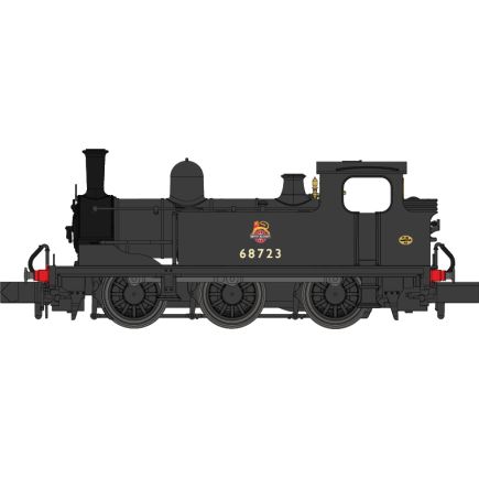 Dapol 2S-072-004 N Gauge LNER J72 0-6-0 68723 BR Black Early Crest