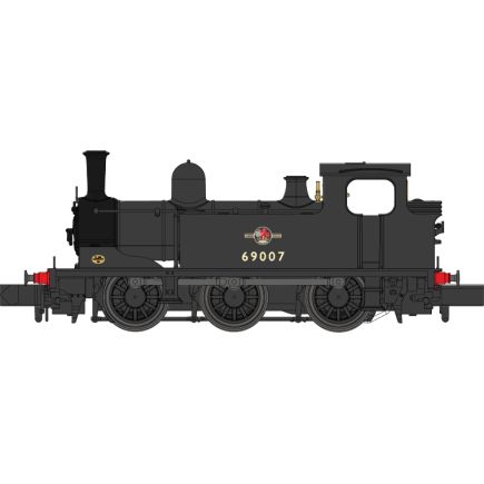 Dapol 2S-022-006 N Gauge LNER J72 0-6-0 69007 BR Black Late Crest