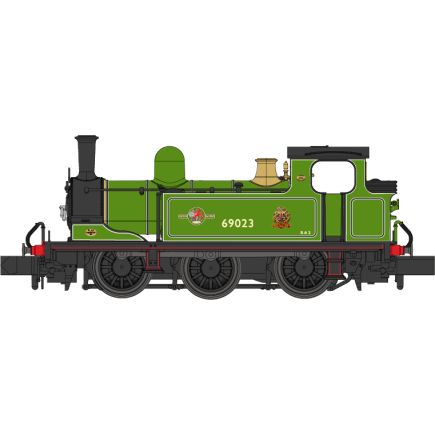 Dapol 2S-072-008 N Gauge LNER J72 0-6-0 68736 BR Apple Green NER And Late Crest As Preserved