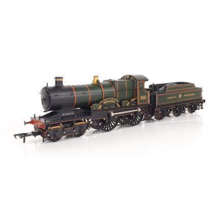 Bachmann 31-726-SH OO Gauge GW City 4-4-0 3433 'City Of Bath' GW Green Garter Crest