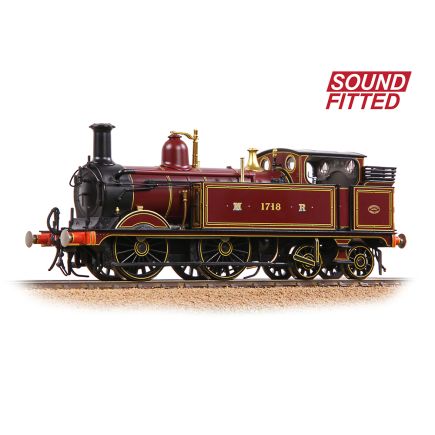 Bachmann 31-740BSF OO Gauge MR 1532 Tank 1718 Midland Railway Crimson Lake DCC Sound Fitted