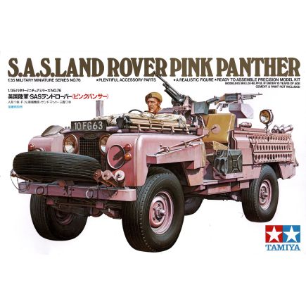 Tamiya 35076 S.A.S. Land Rover Pink Panther Plastic Kit